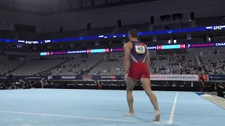 Sam Mikulak - Floor Exercise - 2021 U.S. Gymnastics Championships - Senior Men Day 1