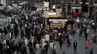 Vintage railway film - Rush Hour - 1970