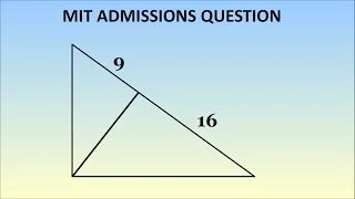 How To Solve An MIT Admissions Question From 1869