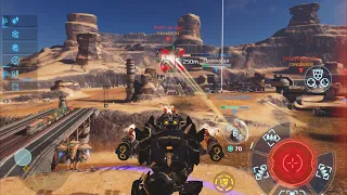 Ult Fenrir gets his cardio for the year in the Canyon | War Robots gameplay