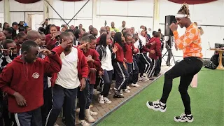 How Moya David surprised Mountain View School Grade 6 & Class 8 candidates ahead of their exams.