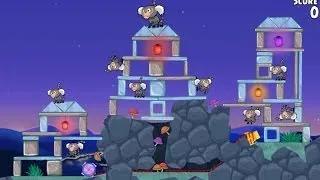 Angry Birds Rio Level 13 Rocket Rumble Walkthrough 3 Star