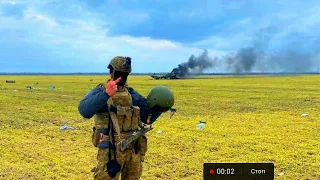 💥сбит Ка-52 Аллигатор ЧФ вмф рф, , катапульты не сработали parachute did not open