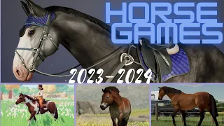 THE BEST & ❗️NEW❗️ HORSE GAMES 2023-2024