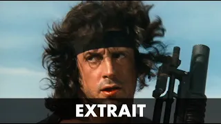 RAMBO III - Rambo attaqué par surprise par Kourov - Sylvester Stallone et Richard Crenna