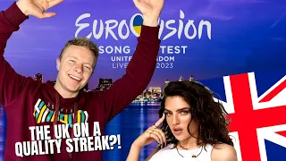 REACTING TO UNITED KINGDOM EUROVISION 2023 (Mae Muller - I Wrote A Song)