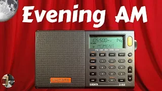 XHDATA D-808 Shortwave Portable Radio Evening AM Scan