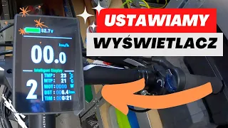 JAK USTAWIĆ WYŚWIETLACZ LCD8? MOJE USTAWIENIA - KONWERSJA ROWERU NA ELEKTRYCZNY