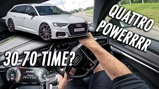 2020 AUDI A6 AVANT 45TFSI DRIVING POV/REVIEW // THE FAMILY CAR YOU NEED!