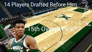 Who were the 14 Players Drafted before Giannis Antetokounmpo?
