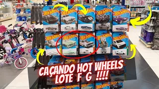 Caçando HOT WHEELS na RI HAPPY !! LOTE NOVO F, G !!