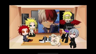 Pro Heros and LOV react to Villain Todoroki