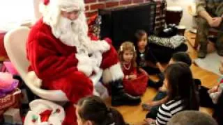 Santa sings Happy Birthday to Izzy