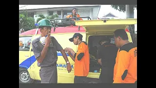 Relawan Jasamarga di Hotel Ambacang Padang