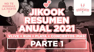 JIKOOK- RESUMEN ANUAL 2021 PARTE 1 ¡Lo mejor del 2021! (Cecilia Kookmin)