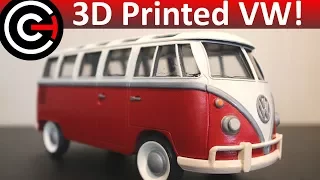 3D Printed Model Car! - Volkswagen Bus