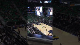 Dan Reynolds from Imagine Dragons at the Utah Jazz game!