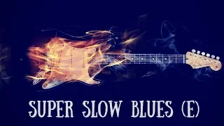 Super Slow Blues Jam | Sexy Guitar Backing Track (E)