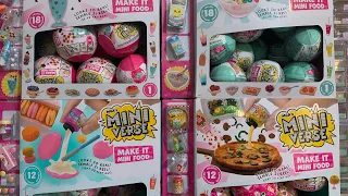 Mini Verse Make It Mini Food Unboxing All Series!!! Including Lifestyle Series!!