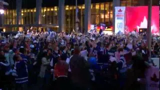 Downtown Toronto on MacArthur's 3-3 Goal - Leafs vs. Bruins (R1G4) - May/8/2013