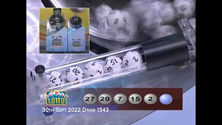 Super Lotto Draw 1343 09302022