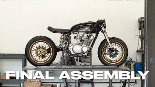 GS750 Cafe Racer is back together and looks unreal!