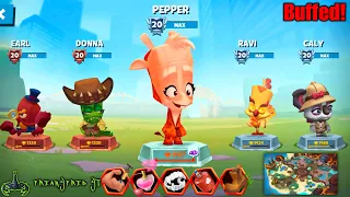 Hot Pepper is AMAZING!! (Buffed) Max level 20! Update 4.7.0 #zooba #gameplay