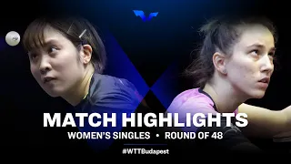 Miu Hirano vs Andreea Dragoman | WS | WTT Star Contender European Summer Series 2022 (R48)