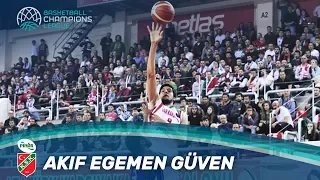 Rising Stars - Akif Egemen Güven Highlights - Pinar Karsiyaka - Basketball Champions League