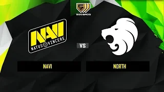 Navi vs NORTH  - Map 2 de mirage -  ESL Pro League Season 9 Europe