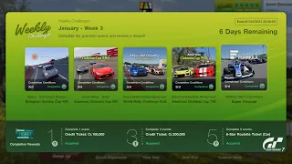 Gran Turismo 7 | Weekly Challenge January Week 3 All Events & Enough of Rolling! [4KPS5]