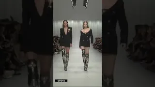 Gigi Hadid & Binx Walton Walks for Versace