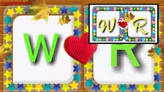 W😘😙R letter WhatsApp status video