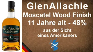 GlenAllachie Moscatel Wood Finish 11 Jahre Single Malt Scotch Whisky Verkostung von WhiskyJason
