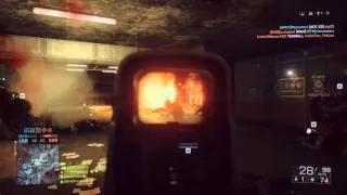 Battlefield 4: MASSIVE Gun fight on Operation Locker