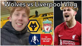 HARVEY ELLIOT SCORES A BELTER AS LIVERPOOL MARCH INTO ROUND 4!! | Wolves vs Liverpool Vlog