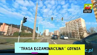 "Trasa egzaminacyjna" Gdynia - egzamin na prawo jazdy kat. B