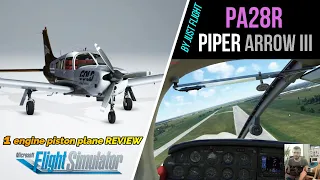 MSFS2020 • Piper PA28R Arrow III • by Just Flight •  обзор самолёта • $$$ payware plane review • L1P