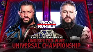 WWE Royal Rumble 2023 Undisputed universal championship Roman Reigns vs Kevin Owens | WWE 2K22