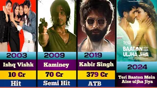 Shahid Kapoor all Hit and Flop Movies List | Kabir Singh | Jersey | Bloody Daddy