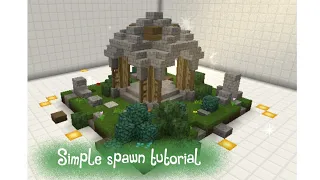 Simple Spawn Build Tutorial ⛏ [Medieval?] | Blockman Go Skyblock