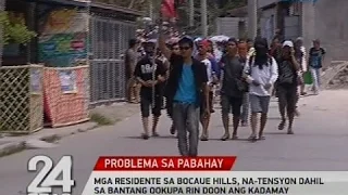 24 Oras: Mga residente sa Bocaue Hills, na-tensyon dahil sa bantang ookupa rin doon ang Kadamay