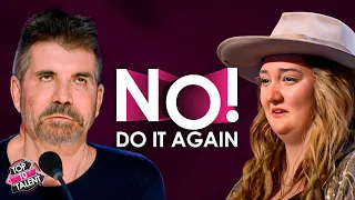 When Simon Cowell Asks Contestants to Sing a SECOND SONG!