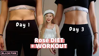 I tried BLACKPINK Rosé's Diet and workout before a comeback for 3 Days *honestly not a diet*