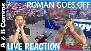 Roman Reigns brawls with Rey & Dominik Mysterio - LIVE REACTION | Smackdown Live 6/11/21