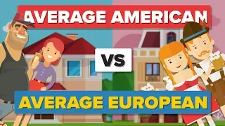 Average American vs Average European - How Do They Compare? - People Comparison