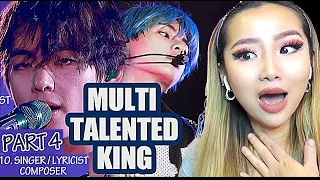 ONE OF A KIND! 😍 BTS ‘’KIM TAEHYUNG MULTI-TALENTED KING 👑 Part 4  | REACTION/REVIEW