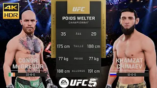 UFC® 5 Conor McGregor vs Khamazat Chimaev PS5 4K HDR (4nir)