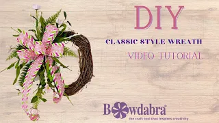 How to make easy DIY bows and wreaths – Bowdabra Tutorial #diybowwreathtutorial #5minutecrafts