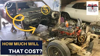 1968 Firebird Restoration how much does it cost? complete tear down and inspection